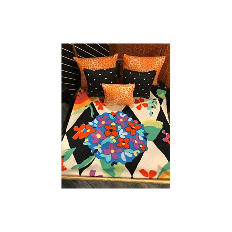 Dollhouse Patchwork Quilt Bedding Set"1:12 Miniature Scale