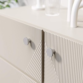 The Hairpin Leg Co. [HLC] Furniture Knobs - Modern Furniture Hardware - Cupboard Cabinet Handles Drawer Pulls [30mm/Industrial Nickel]