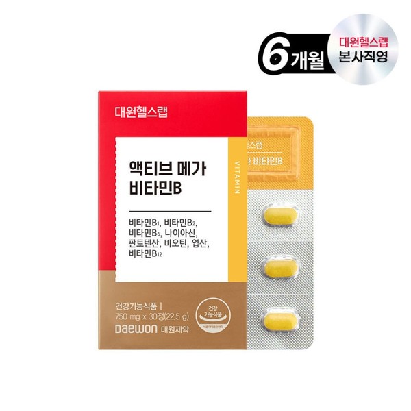 Daewon Health Lab Active Mega Vitamin B / 대원헬스랩 액티브