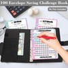 100 Envelopes Money Saving Challenge Binder, 2 Pcs 2026 New
