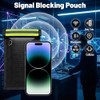 Faraday Bolsas para teléfonos y llaves de coche, resistente al