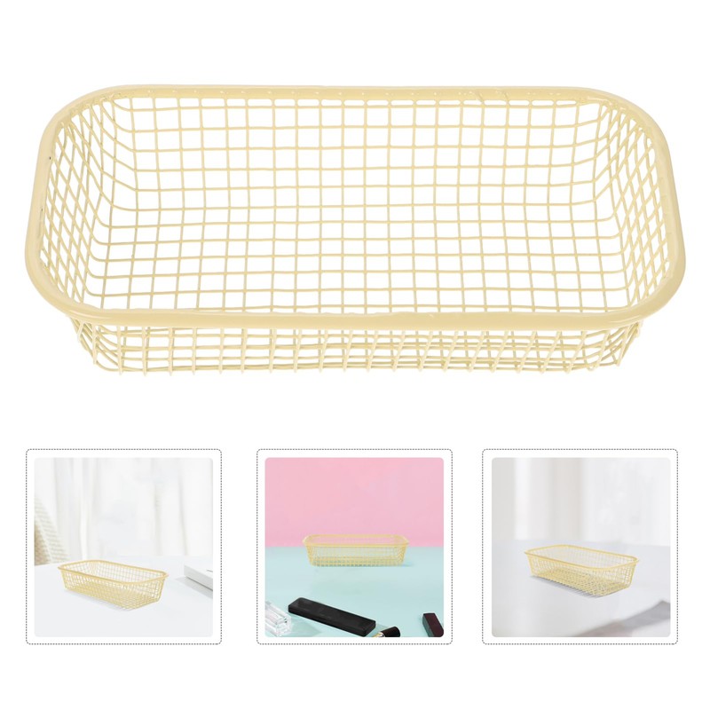 Alipis Small Metal Wire Basket for Organizing Decorative Storage for