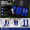 Men’s Grip Soccer Socks for Training – Non-Slip Polyester Calf