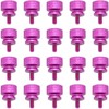 Powlankou 20 Pieces 6#-32 Computer Case Screws, Anodized Aluminum Thumbscrews,
