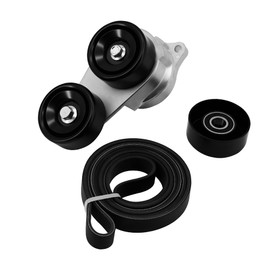 GLOCRORET 90K-39142 Serpentine Belt Tensioner Kit Fit for Honda Odyssey 2011-2017, Pilot 2012/2015, Ridgeline 2012-2014, Crosstour 2012, 3.5L V6 Only