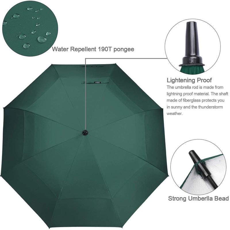 G4Free 62 inch Extra Large Windproof Golf Umbrella Auto Open