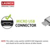 LAUNCH Original USB to Micro USB Charging Cable Replacement Connector