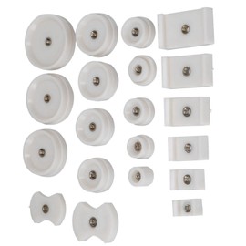 Watch Repair Tool, Professional Watch Press Back Case Tools Capping Machine Accessories Back Case Press Dies for Watch Repair Tools 20 PCS Nylon Watch Press Die （watch Back Pressure Is Not Included）