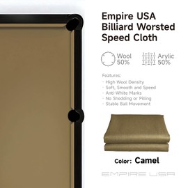 Empire USA - Camel Invitational Felt w/Teflon - 7ft