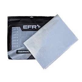 EFR Performance Aluminum Heat Shield Protection | Fiberglass and Self-Adhesive Backing Heat Barrier Mat (var. sizes) | Great for Car, Motorcycle or any other Heat Blocking (3 Sq Ft)