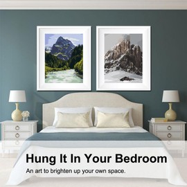 BAISITE Paint by Numbers Kit for Adults Beginners,12" Wx16 L 2 Pack Canvas for Painting Kits for Adults in Colorful Box-PBN265-266