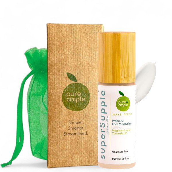 Prebiotic Face Moisturizer with Polyglutamic Acid and Ceramide NP |