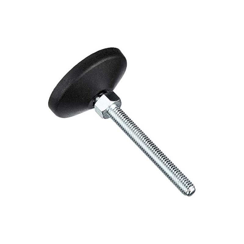 Adjustable foot, alloy steel, AEP38 thread M6 x 50, load