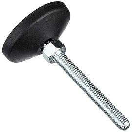 Adjustable foot, alloy steel, AEP38 thread M6 x 50, load capacity up to 100 kg, pack of 4