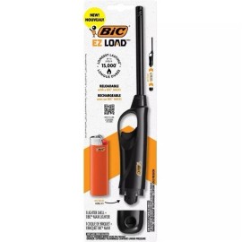BIC EZ Load Reloadable Multipurpose Lighter (1 Pack) Colors May Vary