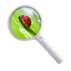 LHWCCPIT Rechargeable Magnifying Glass with 20 LED Light, 30X Handheld