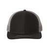 RICHARDSON Snapback Trucker Cap, Adjustable, Black/Charcoal