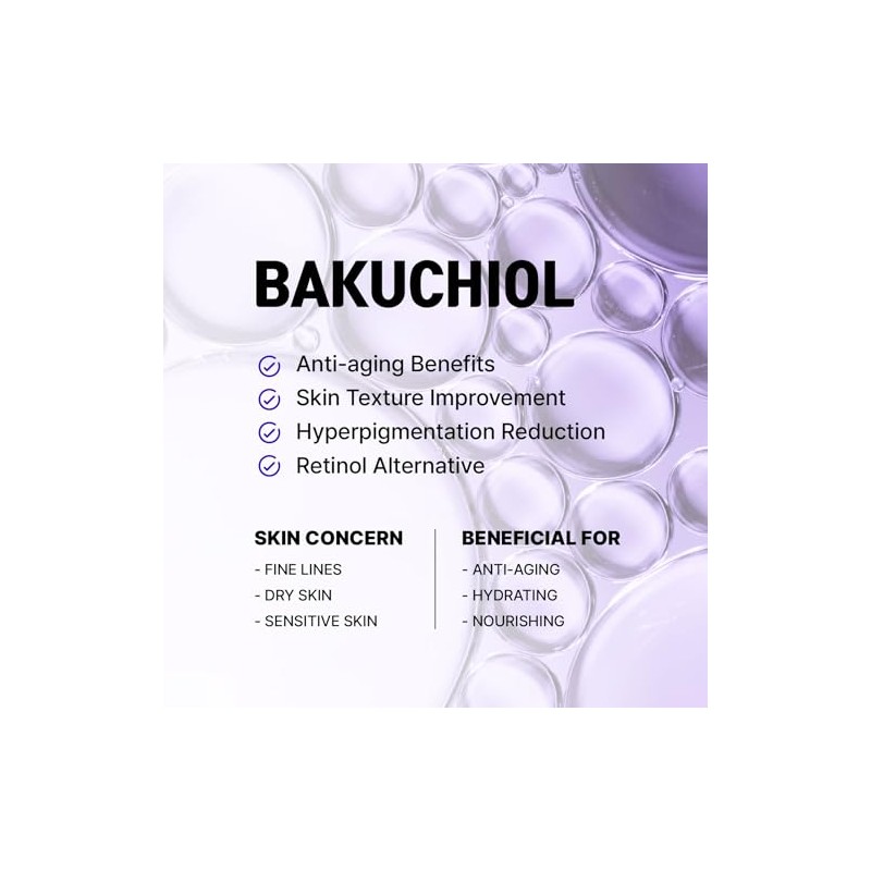 Concentrado de bakuchiol coreano en suero, 30 000 ppm, alternativa