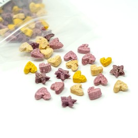 No Furries Delights 100% Organic & All Natural Treat for Rabbit Hamster Guinea Pig Chinchilla Pet Rat Mice Gerbil, Healthy Small Animal Enrichment Bonding Reward Training, Lucky Variety Pack 100g