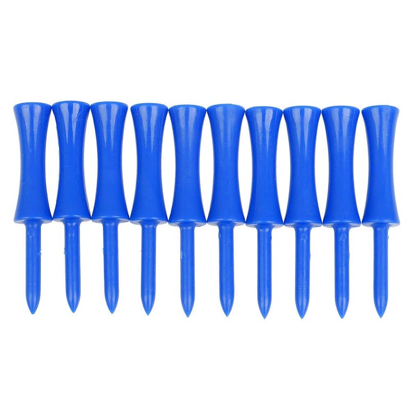 50Pcs/Set Portable Plastic Step Down Golf Tees Height Control Blue