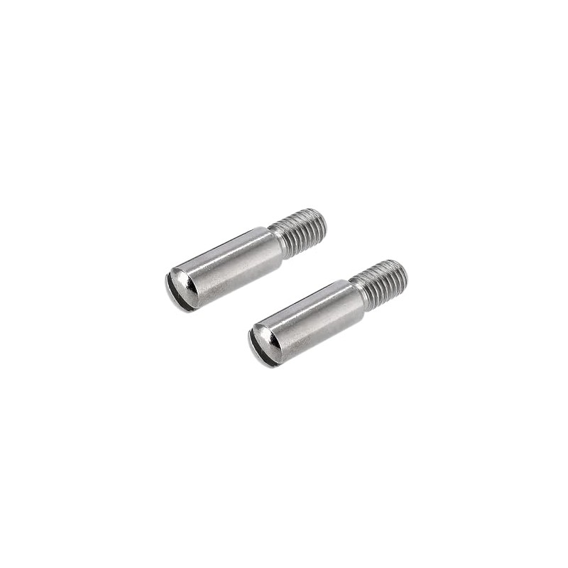 Set of 2 fixing screws, short 6 x 25, thread