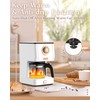 Amaste Retro Style Coffee Machine with 25 Oz Glass Coffee