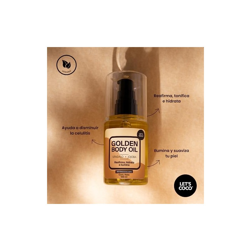 Let Coco Kit Tonificante Anti Celulitis Black Golden Body Oil