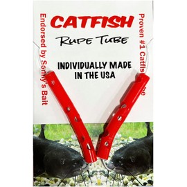 Rupe Tube - Catfish Dip Bait Worm - 4 Packs of 2 Worms - 8 Count Total