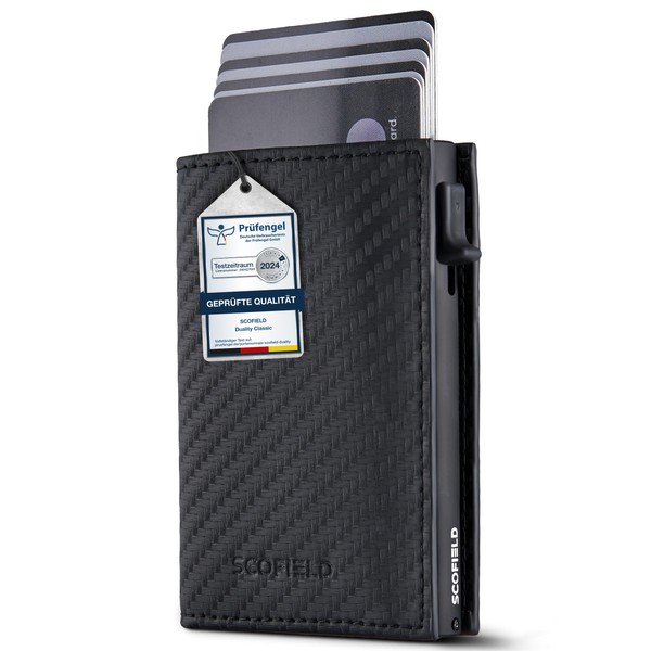 SF SCOFIELD Duality Classic Slim Wallet with Coin Compartment, Men's