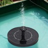 Solar Powered Floating Fountain Bird Bath Water Pump Garden Pond