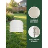 2 Pcs Sprinkler Guard, White Giant Yard Shield, Irrigation Splash