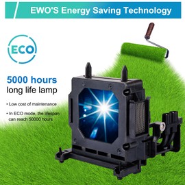EWO'S LMP-H210 Lamp Bulb for Sony VPL-HW45ES VPL-HW65ES Projector Lamp Bulb Replacement
