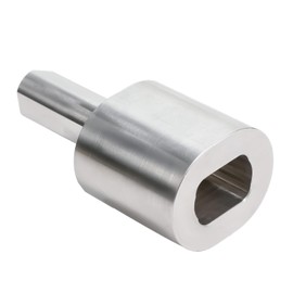 Ice House Winch Adapter for Cordless Drill, Fish House Winch Adapter Ice Castle Ice House Crank, Made in 304 Stainless Steel.