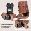 MUZIRI KINOKOO Fuji XT5 Case, Retro PU Leather Camera Case