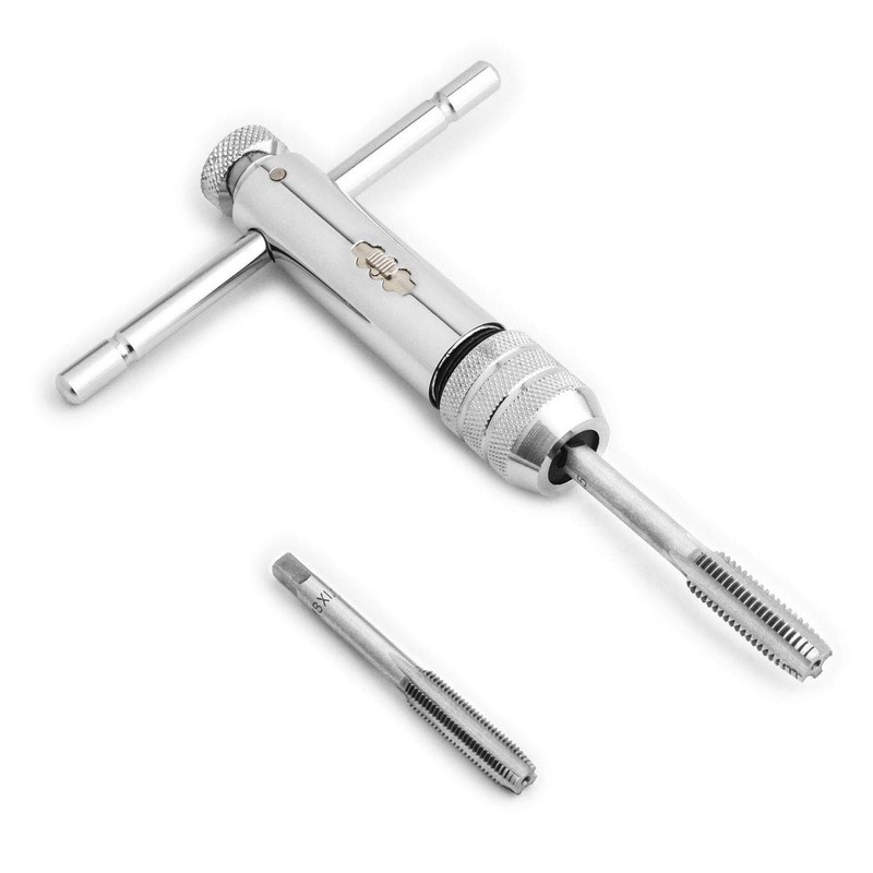Gunpla Adjustable T-Handle Ratchet Tap Holder M5–M12 Threading Wrench Hand