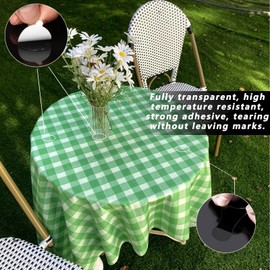 Bertork Double Sided Tape for Walls, Clear Removable Mounting Dots, 60 Pcs Invisible Adhesive for Hanging Posters, Photos & Lightweight Art in Dorm Rooms, Rentals & Offices
