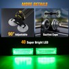 Nilight 40LED Green Emergency Strobe Traffic Advisor Light Bar with