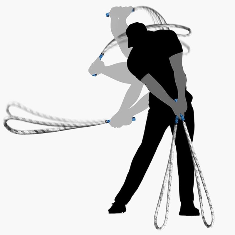 Tskcvy Blue Golf Power Rope Swing Fitness Rope Improves Swing