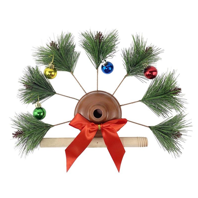 FunisFun Christmas Tree Plunger Funny Gag Gift Hilarious Toilet Humor
