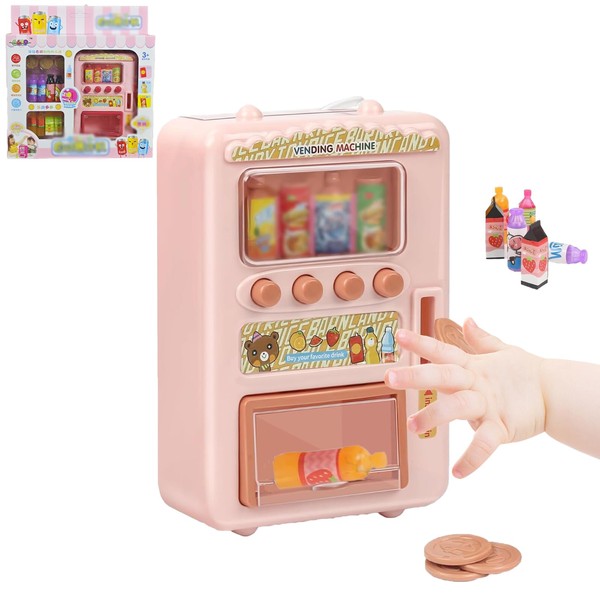 Mini Vending Machine, Toy Vending Machine for Drinks, Cute Mini
