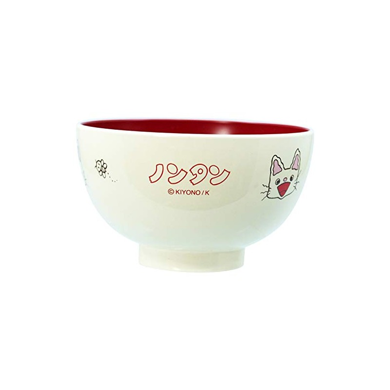 Nontan 820520 Lacquer Soup Bowl, M, Made in Japan