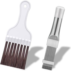 Air Conditioning Fin Comb, Air Conditioner Fin Comb, Condenser, Fin Cleaner, Air Conditioner Brush, Air Conditioner Cleaning Brush, Fin Comb, Air Conditioner, AC Condenser, Air Conditioner Fin Comb Set, For Air Conditioning Cleaning (2-Piece Set)