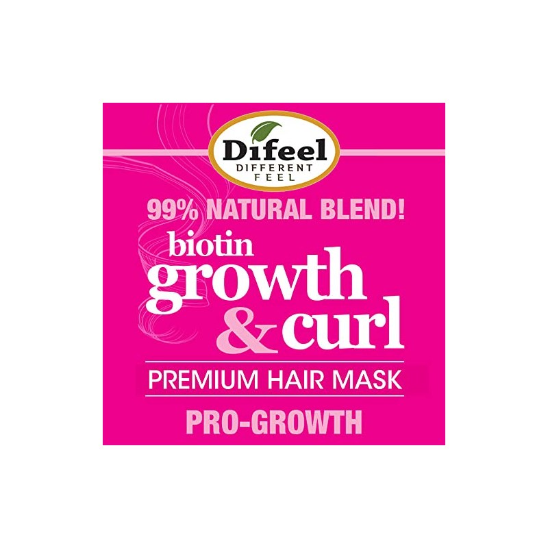 Difeel Mascarilla Capilar Biotina Para El Crecimiento Y Curl 12