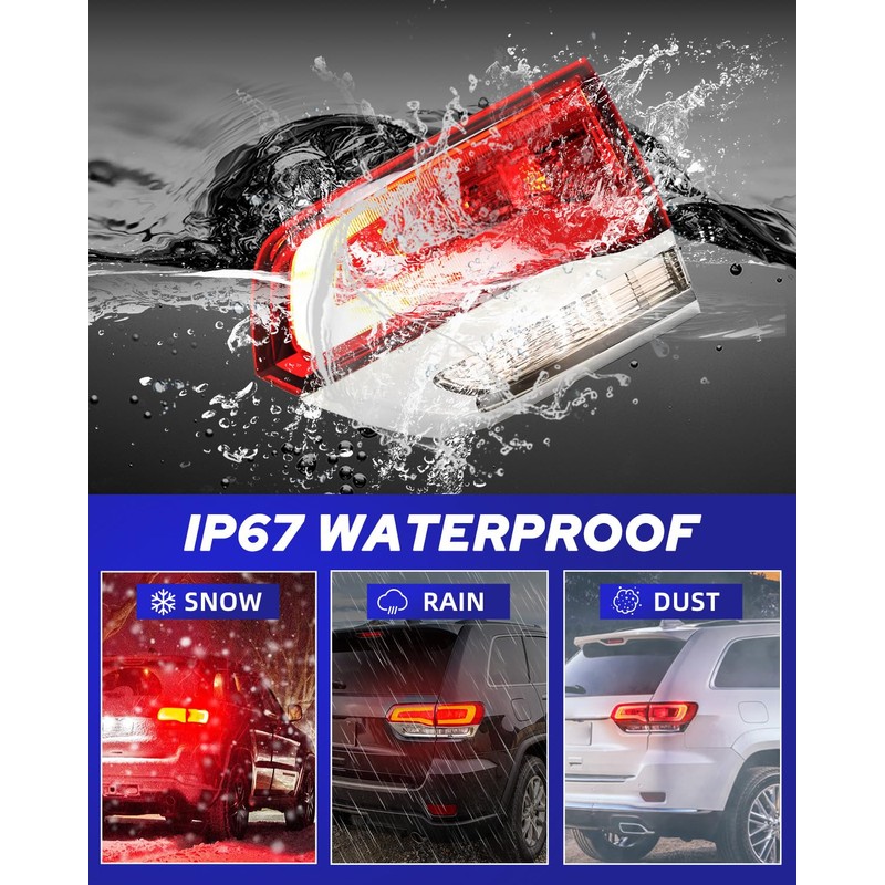 AUTOONE - For 2014-2019 Jeep Grand Cherokee Tail Light Assembly