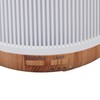 300ml Wood Grain Humidifier Aromatherapy Diffuser Humidifier with 7 LED