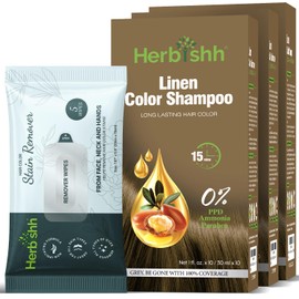 3 in 1 Hair Color Dye Linen Pouch 30mlx10p pack of 3+ Color Stain Remover Wipes