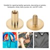 50 Set Leather Fasteners Kit Rivets for Binding Belt Strap