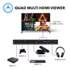 OREI HDMI Switcher 4 in 1 Out with Quad Screen