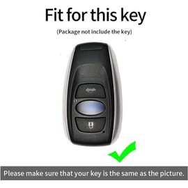 3 Buttons Key Fob Cover Fit for Subaru Ascent BRZ Crosstrek Forester Impreza Legacy Levorg Outback STI WRX XV Accessories Leather Key Cover Case Keyless Entry Remote Key Case (Red)