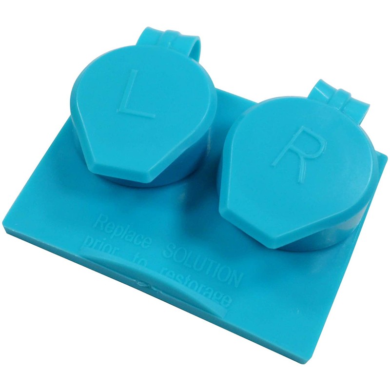 Contact Lens Travel Storage Flip Top Flat Cases Mix Colours